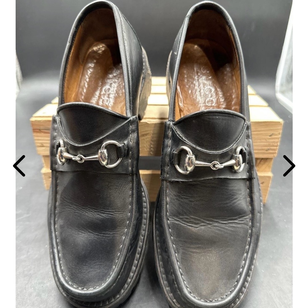 GUCCI Horsebit Loafers Black